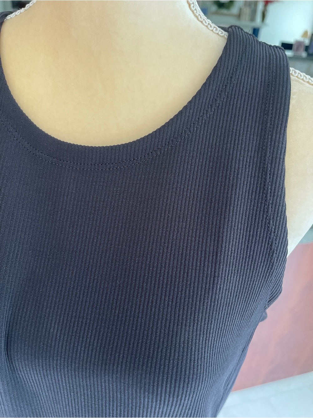 Athleta SeaSoft Midi Dress in Navy - sz L tall  - NWT - Picture 7 of 12